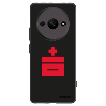 Picasee silikonowe czarne etui na Xiaomi Redmi A3 - Le Plastenciaga