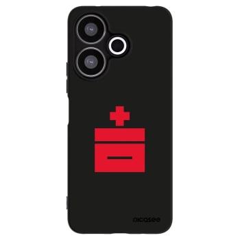 Picasee silikonowe czarne etui na Xiaomi Redmi 13 4G - Le Plastenciaga