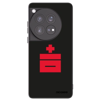 Picasee silikonowe czarne etui na OnePlus 12 5G - Le Plastenciaga