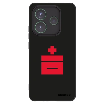 Picasee silikonowe czarne etui na Xiaomi Redmi Note 14 5G - Le Plastenciaga