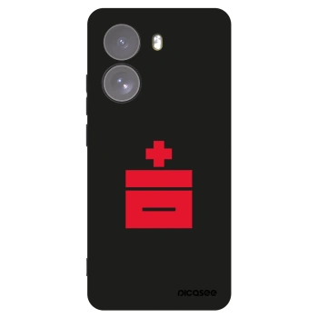 Picasee silikonowe czarne etui na Xiaomi Poco X7 - Le Plastenciaga