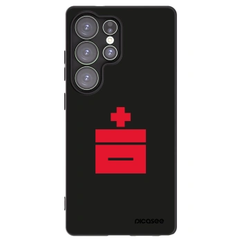 Picasee silikonowe czarne etui na Samsung Galaxy S25 Ultra 5G - Le Plastenciaga