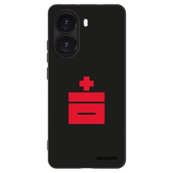Picasee silikonowe czarne etui na Xiaomi Poco X7 Pro 5G - Le Plastenciaga
