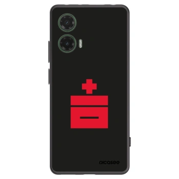 Picasee silikonowe czarne etui na Motorola Moto G35 5G - Le Plastenciaga