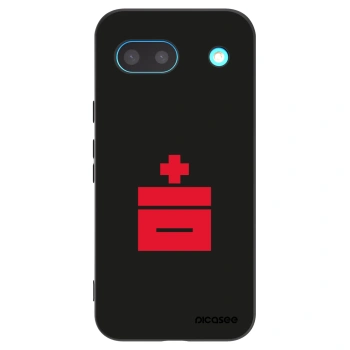 Picasee silikonowe czarne etui na Google Pixel 8a - Le Plastenciaga