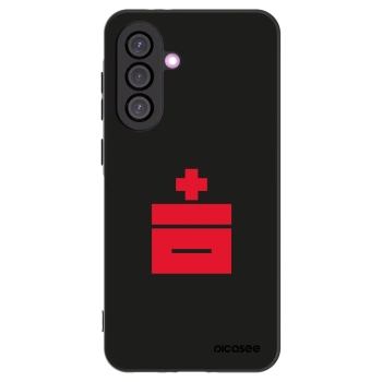 Picasee silikonowe czarne etui na Samsung Galaxy A56 5G A566B - Le Plastenciaga