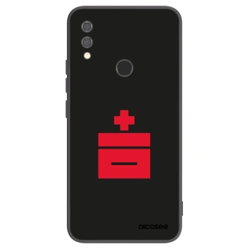 Picasee silikonowe czarne etui na Xiaomi Redmi Note 7 - Le Plastenciaga