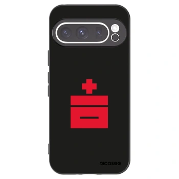 Picasee silikonowe czarne etui na Google Pixel 9 Pro - Le Plastenciaga