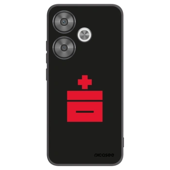 Picasee silikonowe czarne etui na Xiaomi Poco F6 - Le Plastenciaga