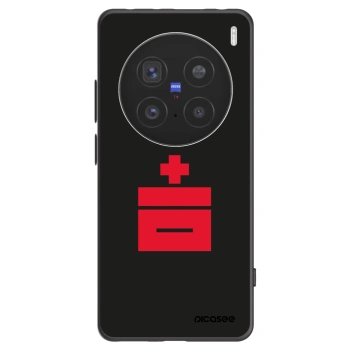 Picasee silikonowe czarne etui na Vivo X200 Pro - Le Plastenciaga