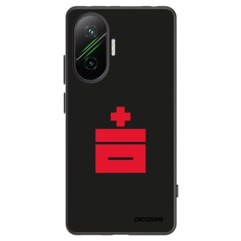 Picasee silikonowe czarne etui na Xiaomi Poco F7 5G - Le Plastenciaga