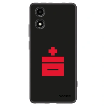 Picasee silikonowe czarne etui na Motorola Moto E14 - Le Plastenciaga