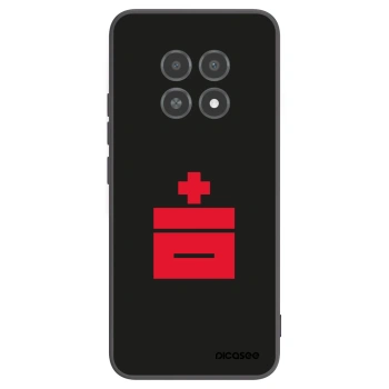 Picasee silikonowe czarne etui na Realme 12X - Le Plastenciaga