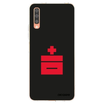 Picasee silikonowe przeźroczyste etui na Samsung Galaxy A70 A705F - Le Plastenciaga
