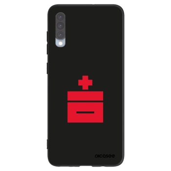 Picasee silikonowe czarne etui na Samsung Galaxy A70 A705F - Le Plastenciaga