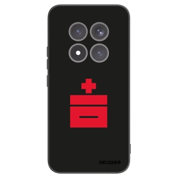 Picasee silikonowe czarne etui na Xiaomi Redmi Note 15 Pro+ - Le Plastenciaga