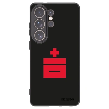 Picasee silikonowe czarne etui na Samsung Galaxy S26 Ultra - Le Plastenciaga