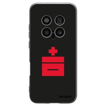Picasee silikonowe czarne etui na Honor Magic8 Pro 5G - Le Plastenciaga