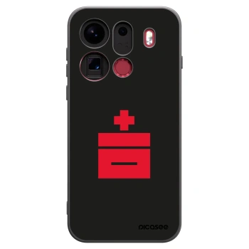 Picasee silikonowe czarne etui na OPPO Find X9 Pro - Le Plastenciaga