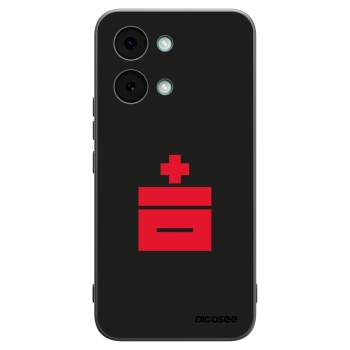 Picasee silikonowe czarne etui na Xiaomi Poco X8 Pro Max - Le Plastenciaga