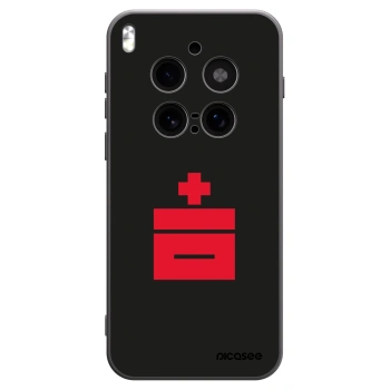 Picasee silikonowe czarne etui na Vivo X300 Pro - Le Plastenciaga