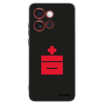 Picasee silikonowe czarne etui na Motorola Edge 60 Neo 5G - Le Plastenciaga