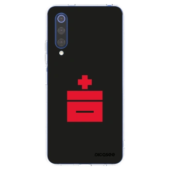 Picasee silikonowe przeźroczyste etui na Xiaomi Mi 9 SE - Le Plastenciaga