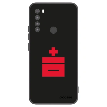 Picasee silikonowe czarne etui na Xiaomi Redmi Note 8 - Le Plastenciaga