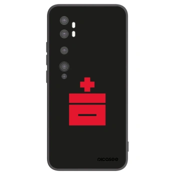 Picasee silikonowe czarne etui na Xiaomi Mi Note 10 (Pro) - Le Plastenciaga