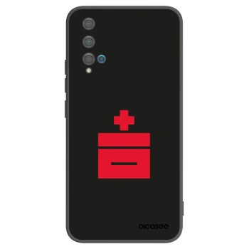 Picasee silikonowe czarne etui na Huawei Nova 5T - Le Plastenciaga