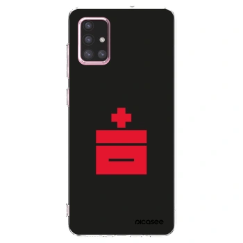 Picasee silikonowe przeźroczyste etui na Samsung Galaxy A71 A715F - Le Plastenciaga