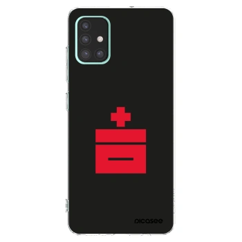 Picasee silikonowe przeźroczyste etui na Samsung Galaxy A51 A515F - Le Plastenciaga