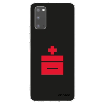 Picasee silikonowe przeźroczyste etui na Samsung Galaxy S20 G980F - Le Plastenciaga