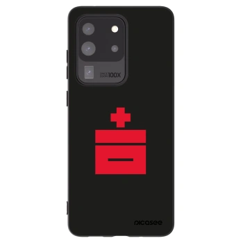 Picasee silikonowe czarne etui na Samsung Galaxy S20 Ultra 5G G988F - Le Plastenciaga