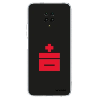 Picasee silikonowe przeźroczyste etui na Xiaomi Redmi Note 9 Pro - Le Plastenciaga