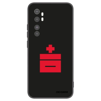 Picasee silikonowe czarne etui na Xiaomi Mi Note 10 Lite - Le Plastenciaga