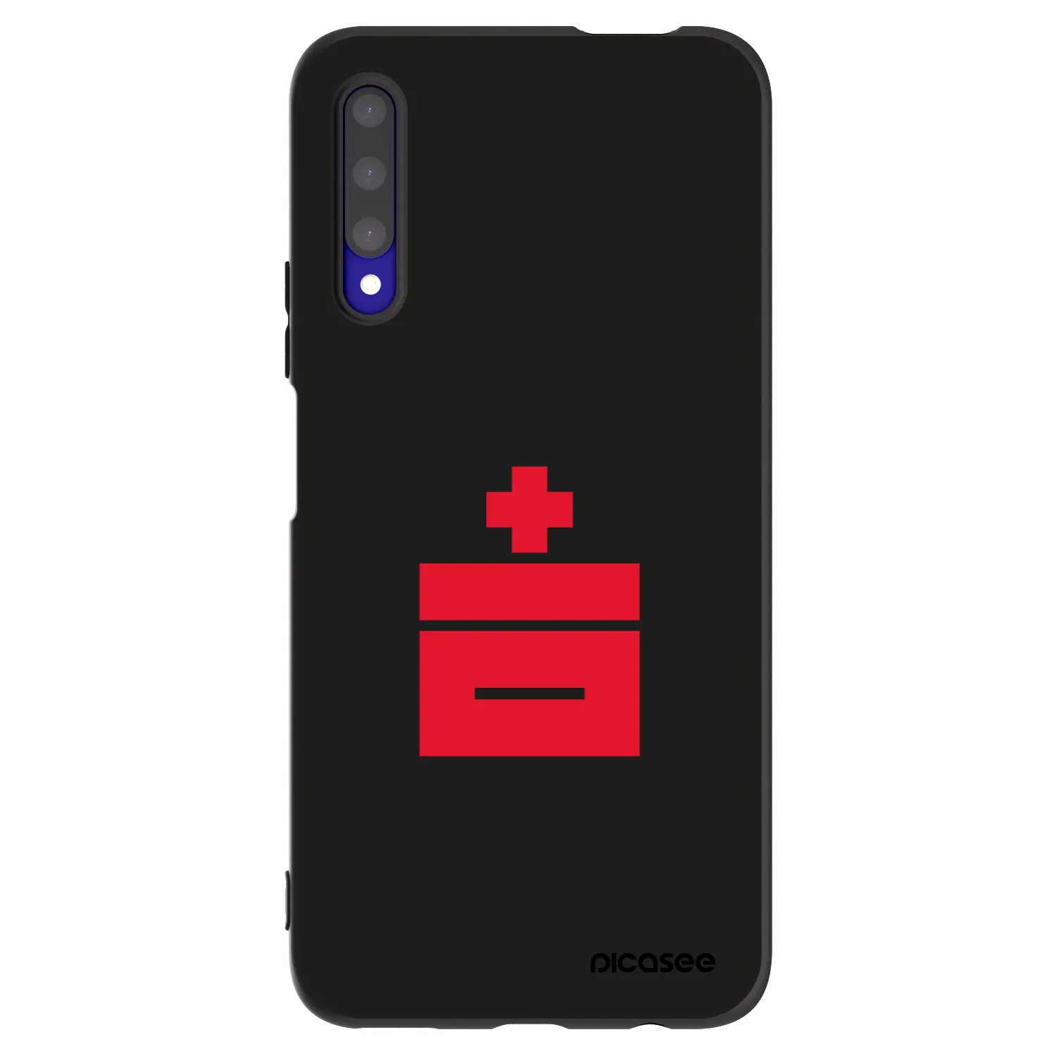 Picasee silikonowe czarne etui na Honor 9X Pro - Le Plastenciaga