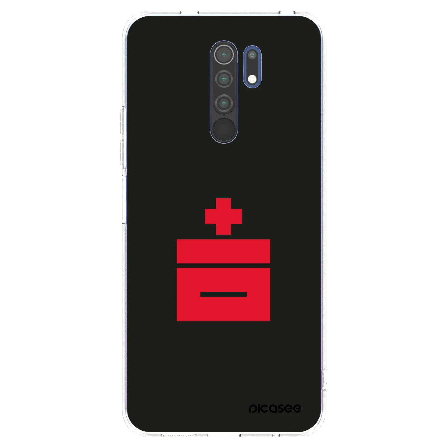 Picasee silikonowe przeźroczyste etui na Xiaomi Redmi 9 - Le Plastenciaga