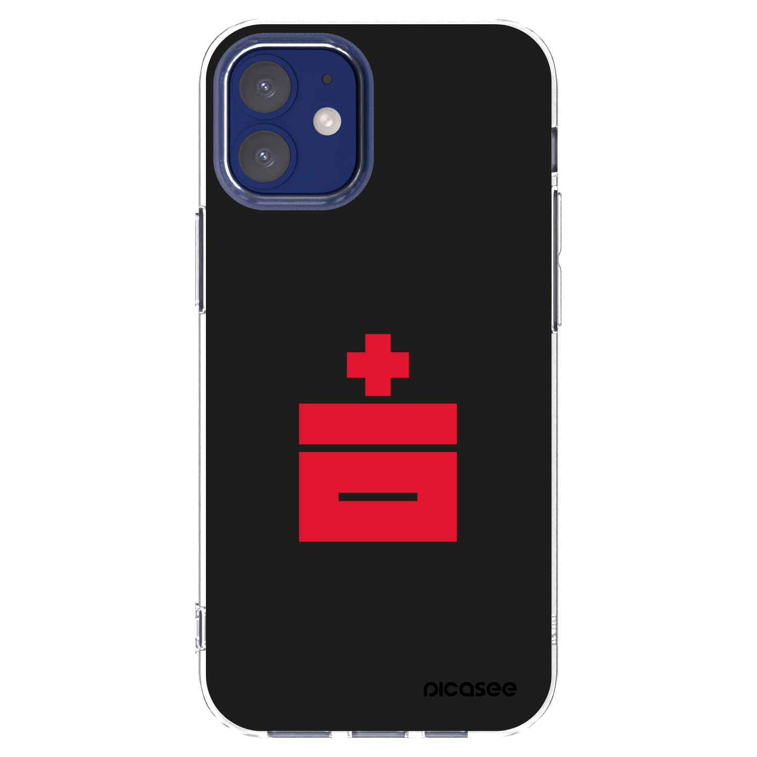 Picasee silikonowe przeźroczyste etui na Apple iPhone 12 mini - Le Plastenciaga