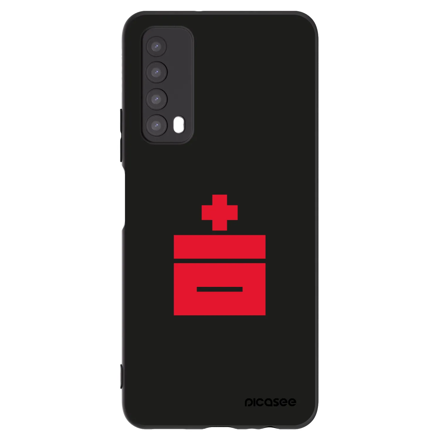 Picasee silikonowe czarne etui na Huawei P Smart 2021 - Le Plastenciaga