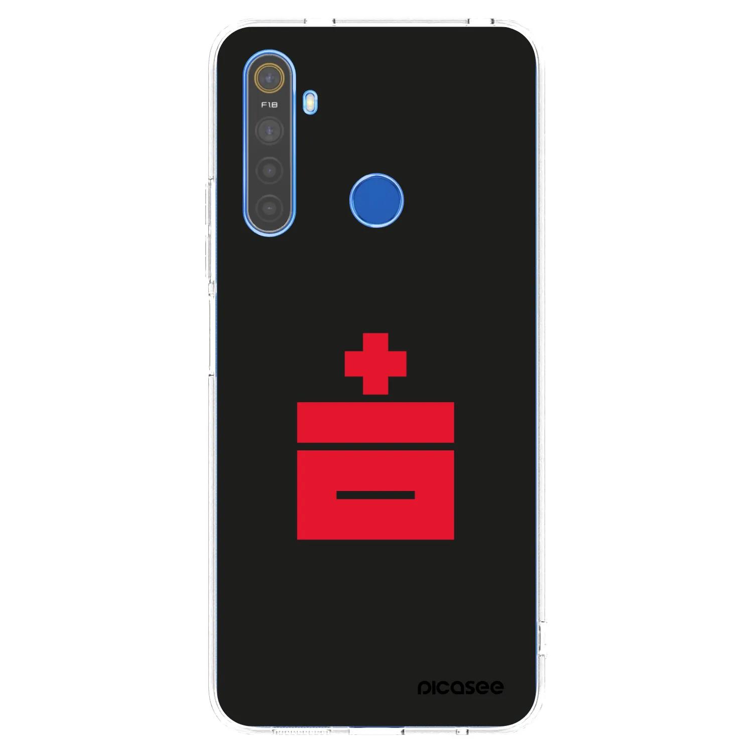 Picasee silikonowe przeźroczyste etui na Realme 5 - Le Plastenciaga