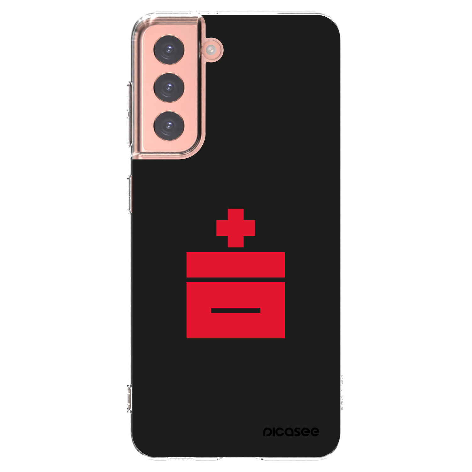 Picasee silikonowe przeźroczyste etui na Samsung Galaxy S21 5G G991B - Le Plastenciaga