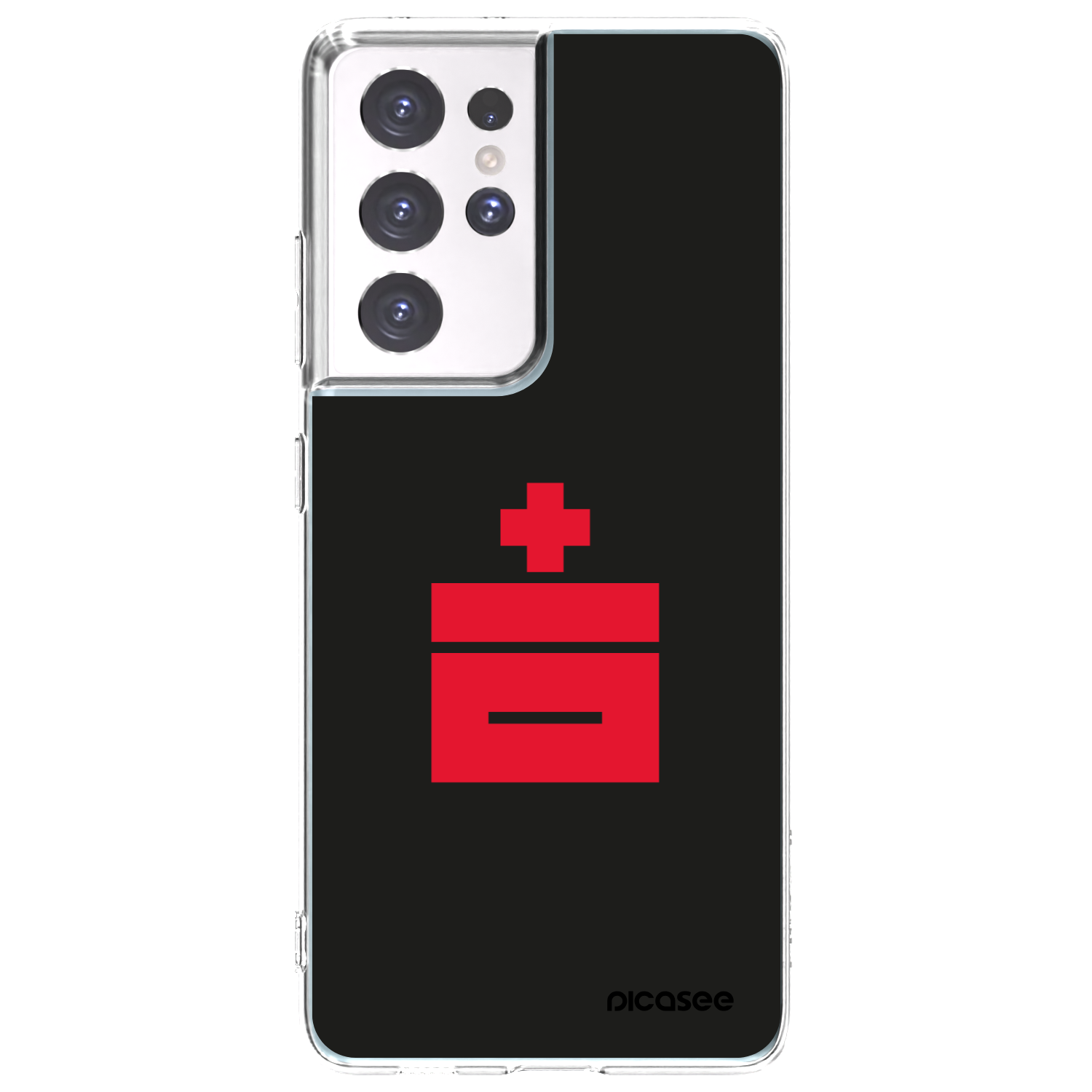Picasee silikonowe przeźroczyste etui na Samsung Galaxy S21 Ultra 5G G998B - Le Plastenciaga