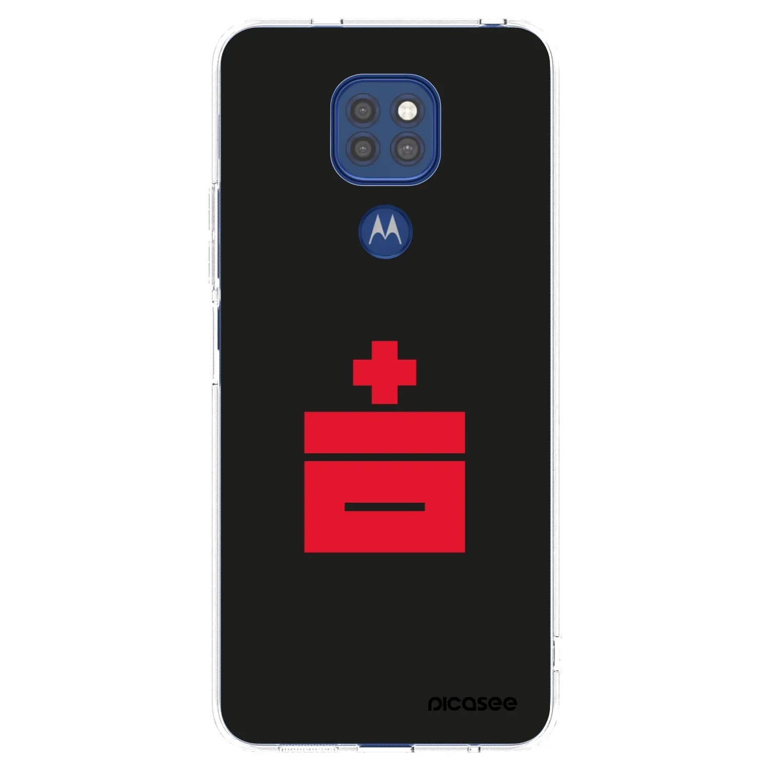 Picasee silikonowe przeźroczyste etui na Motorola Moto G9 Play - Le Plastenciaga