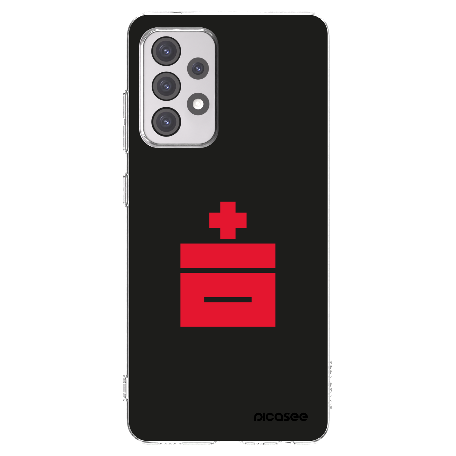 Picasee silikonowe przeźroczyste etui na Samsung Galaxy A52 5G A525F - Le Plastenciaga
