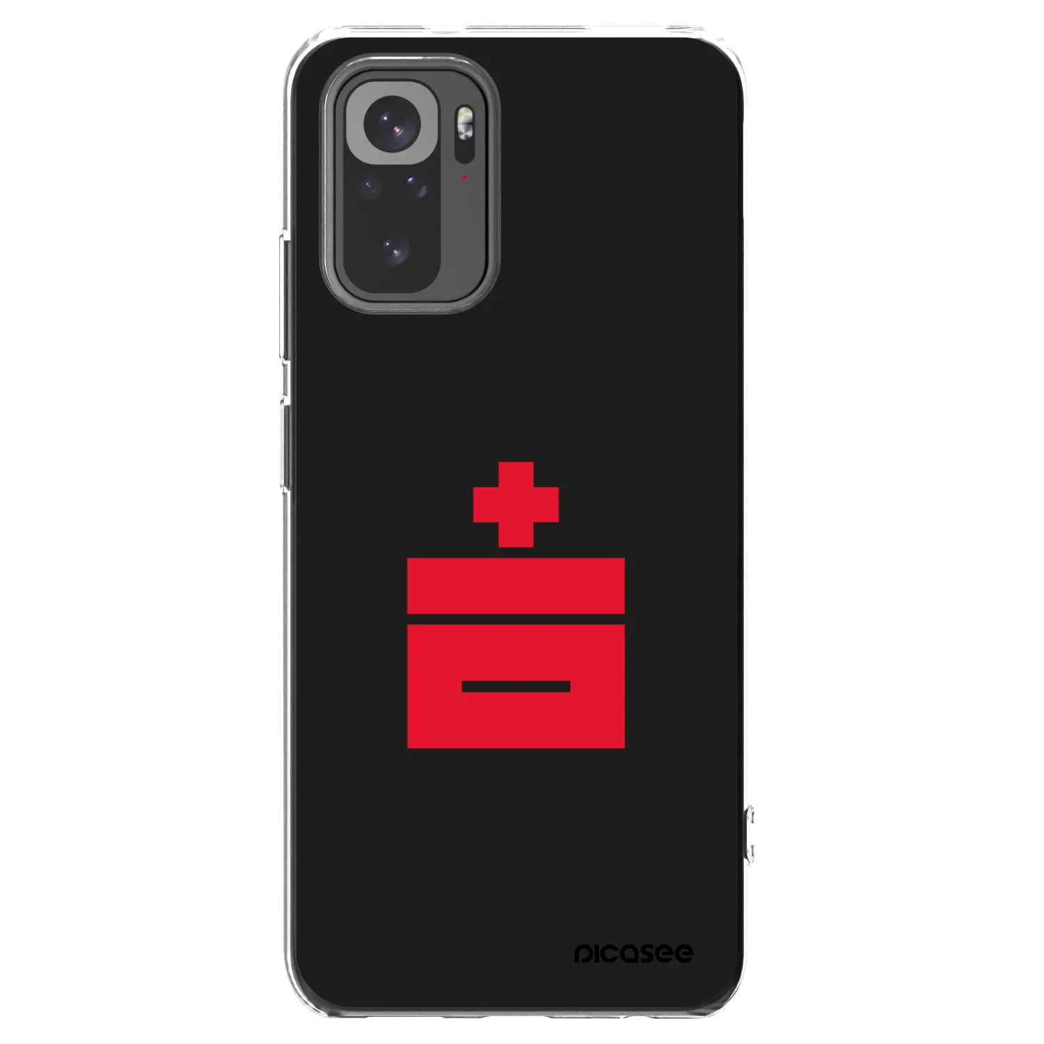 Picasee silikonowe przeźroczyste etui na Xiaomi Redmi Note 10S - Le Plastenciaga