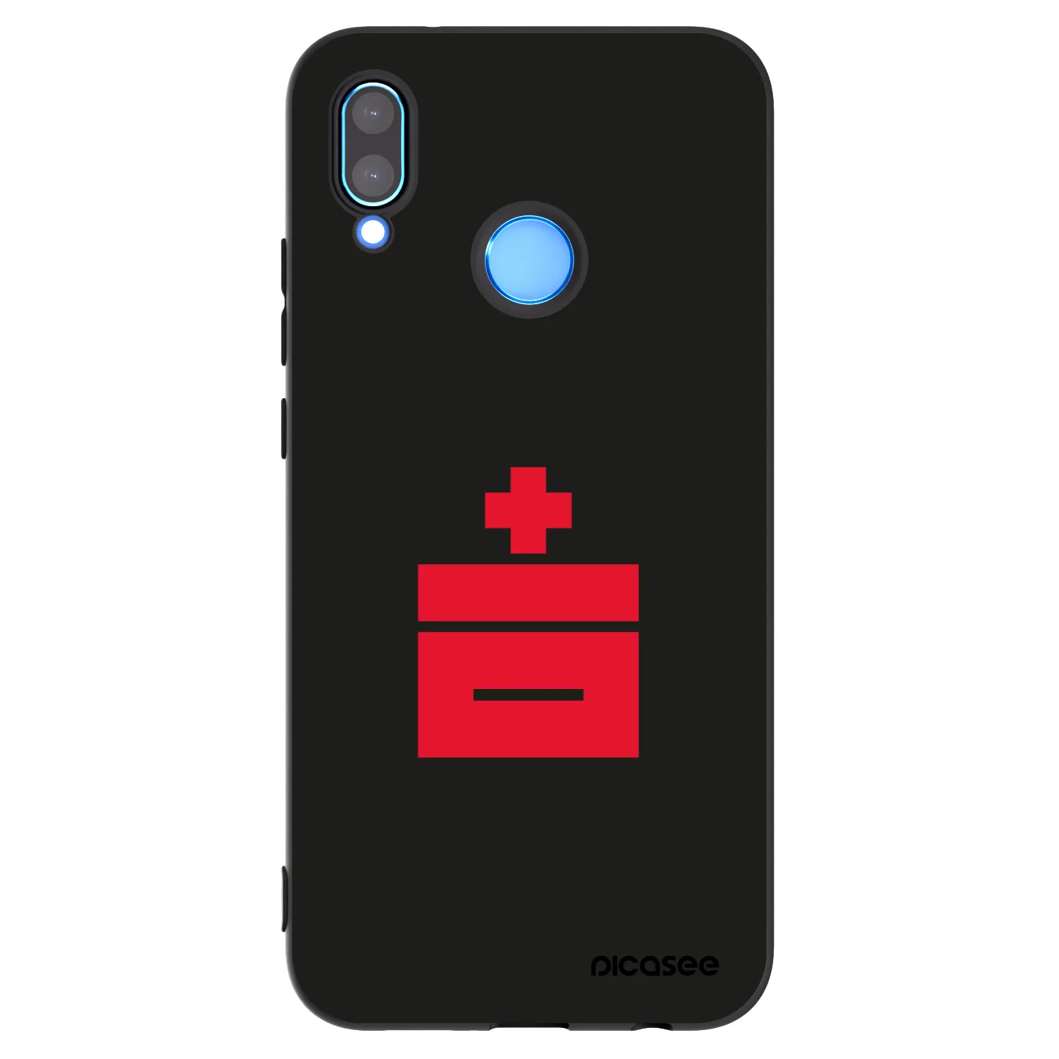 Picasee silikonowe czarne etui na Huawei P20 Lite - Le Plastenciaga