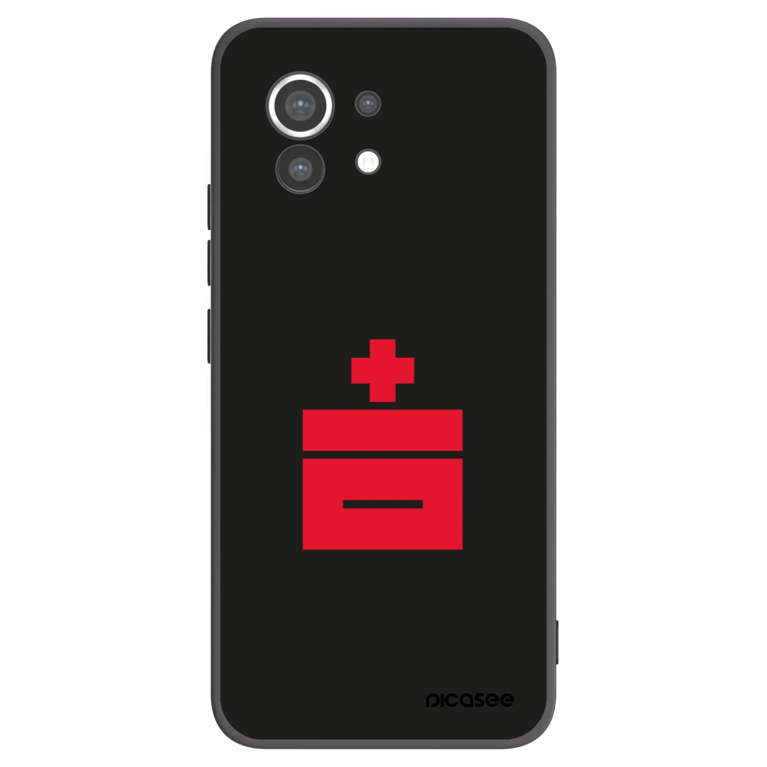 Picasee silikonowe czarne etui na Xiaomi Mi 11 - Le Plastenciaga