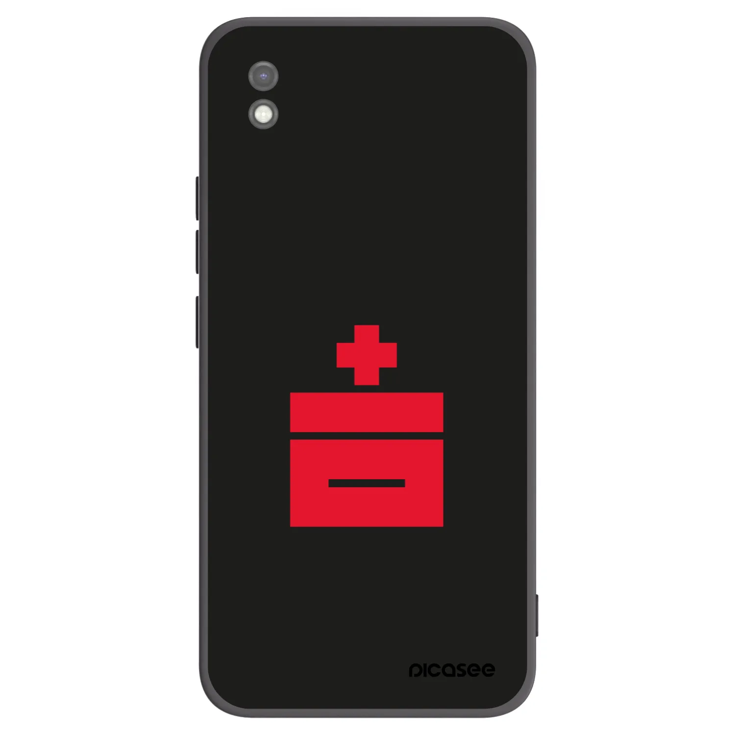 Picasee silikonowe czarne etui na Xiaomi Redmi 9AT - Le Plastenciaga