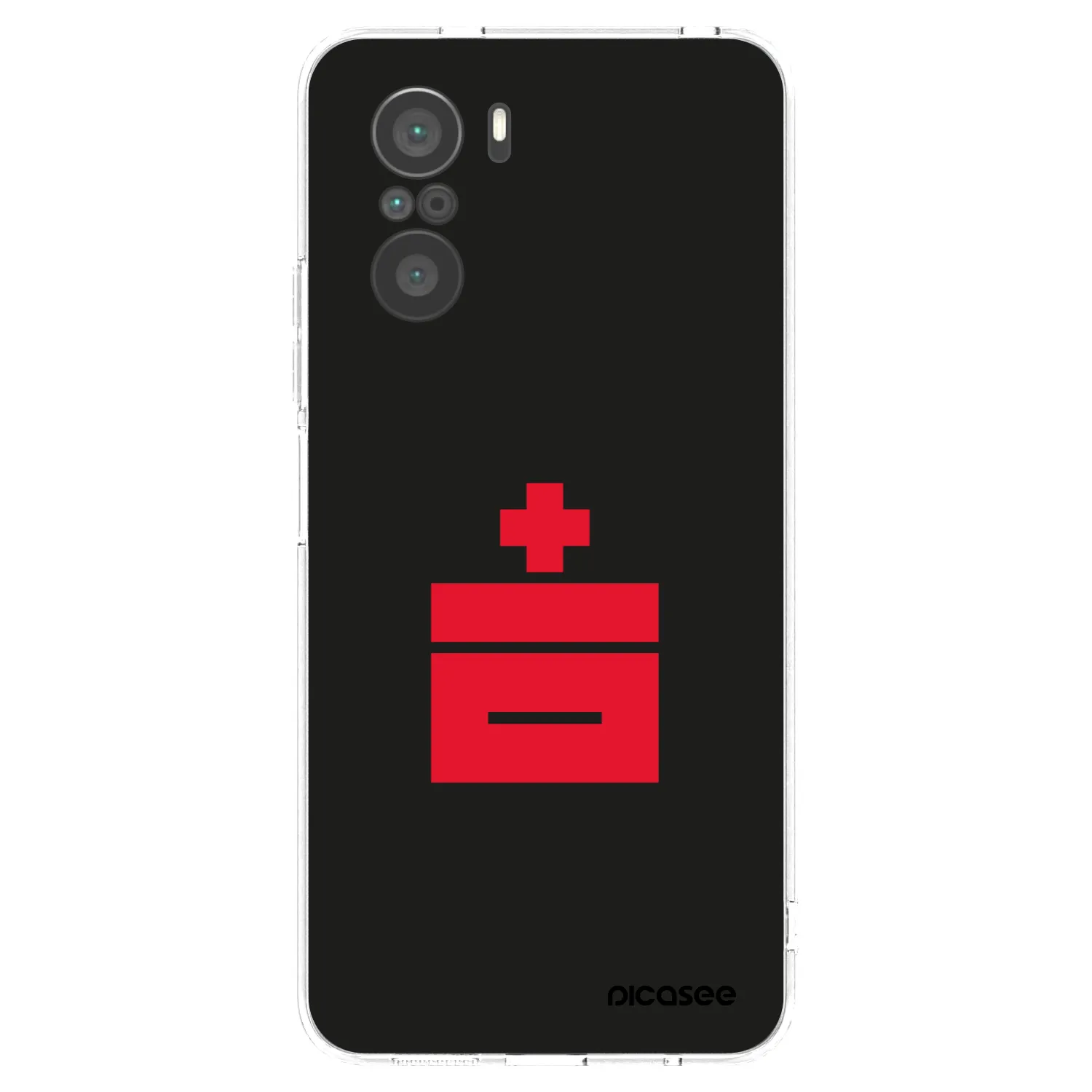 Picasee silikonowe przeźroczyste etui na Xiaomi Poco F3 - Le Plastenciaga